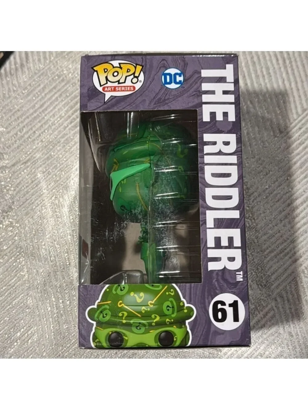 Funko Pop Art Series The Riddler Black Green Vinyl Figure